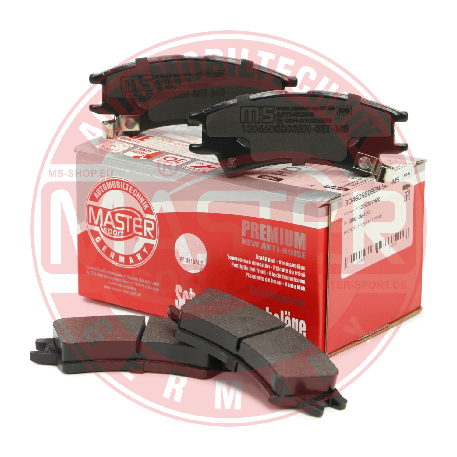 Placute frana MASTERSPORT GERMANY 13046058032N-SET-MS